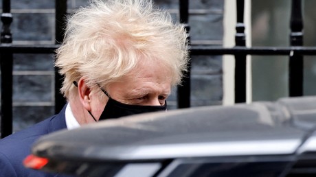 Boris Johnson quitte Downing street, le 26 janvier 2022, Londres (image d'illustration).