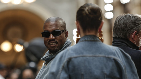 Kanye West à Paris, le 23 janvier 2022