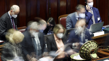 8e tour de l'élection présidentielle italienne, le 29 janvier 2022 à 16h30, à Rome