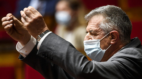 Jean Lassalle à l'Assemblée Nationale, le 6 avril 2021