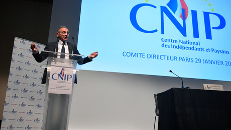 Eric Zemmour lors de son discours au congrès du CNIP le 29 janvier 2022