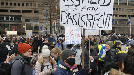 Manifestation du 30 janvier 2022 à Bruxelles contre les restrictions sanitaires