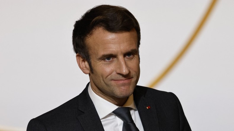 Emmanuel Macron le 26 janvier 2022