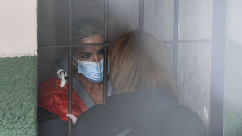 Jeanine Anez ancienne présidente par intérim de Bolivie, en prison