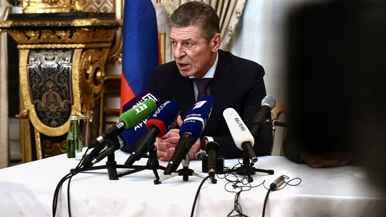 Le négociateur en chef russe pour le Format Normandie, Dmitri Kozak
