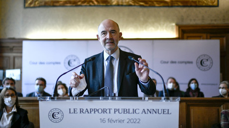 Le président de la Cour des comptes Pierre Moscovici, le 16 février 2022.