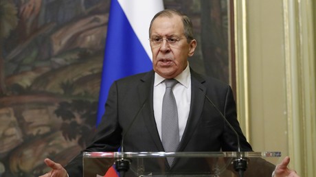 Sergueï Lavrov, le 17 février 2022, à Moscou (image d'illustration).