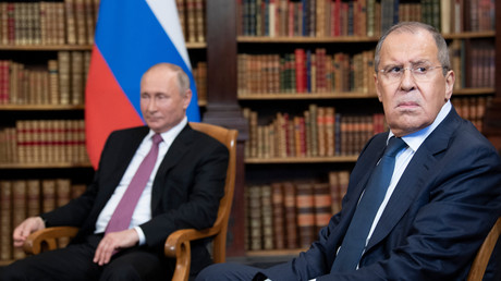 Vladimir Poutine et Sergueï Lavrov à Genève