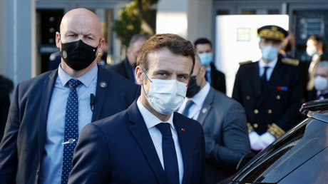 Emmanuel Macron, le 26 février 2022, au Salon de l'agriculture, Porte de Versailles à Paris (image d'illustration).