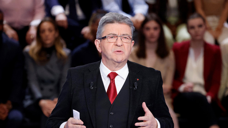 Jean-Luc Mélenchon, le 14 mars 2022 sur TF1