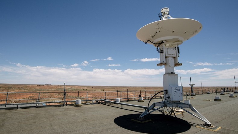 La base aérienne de Woomera qui sert de centre d'observation spatiale pour l'armée de l'air australienne le 4 décembre 2020