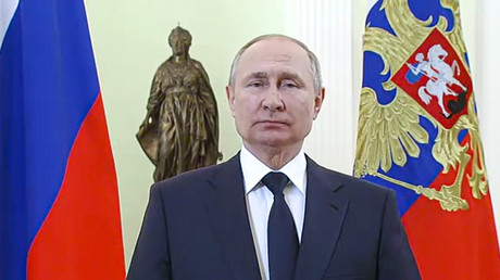 Vladimir Poutine, le 8 mars 2022, à Moscou (image d'illustration).