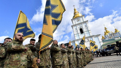 Amazon vend désormais des articles aux couleurs du bataillon Azov, une organisation ukrainienne néonazie (image d'illustration).