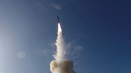 Un tir de missile russe Kalibr en octobre 2019 (image d'illustration).