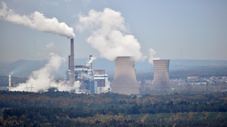 La centrale à charbon de Longeville-lès-Saint-Avold, en Moselle, le 31 octobre 2018