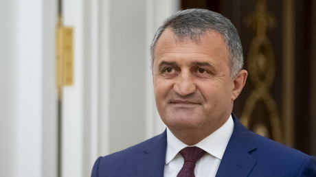 Anatoly Bibilov, président d'Ossétie du Sud, le 24 août 2018 (image d'illustration).