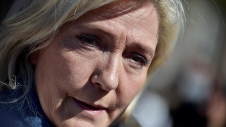Marine Le Pen à Saint-Rémy-sur-Avre le 16 avril 2022 (image d'illustration).