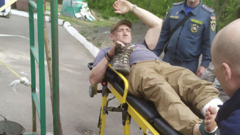 Deux membres d'une équipe de tournage de RT blessés par un bombardement ukrainien