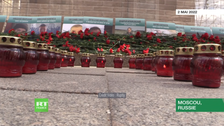 Une cérémonie de commémoration organisée à Moscou huit ans après le massacre d'Odessa