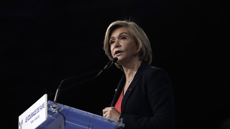 Valérie Pécresse lors d'un meeting durant sa campagne présidentielle (image d'illustration).