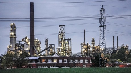 Une usine pétrochimique Shell à Wesseling, près de Cologne, en Allemagne, le 6 avril 2022 (illustration).