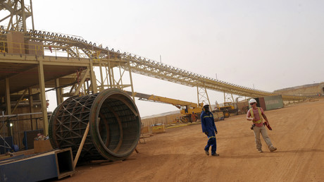 Le chantier de la mine d'or d'Essakane, en construction dans le nord du Burkina Faso, en 2010 (image d'illustration).