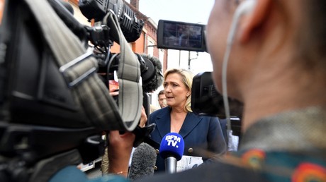 Marine Le Pen a réitéré sa demande de taxer les bénéfices de certains secteurs économiques en France, le 27 mai 2022 (image d'illustration).