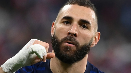 L'attaquant français Karim Benzema lors de la rencontre entre la France et le Danemark, le 3 juin 2022 (image d'illustration).