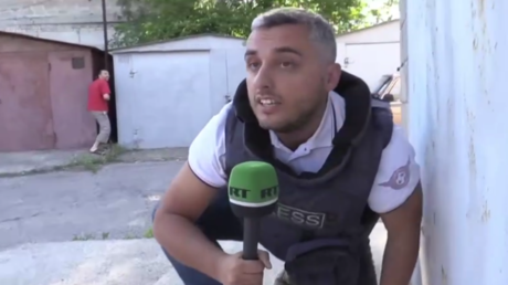 Le correspondant pour RT Arabic Maxim Altoury se trouvait à Donetsk le 11 juin, quand est survenu un bombardement.