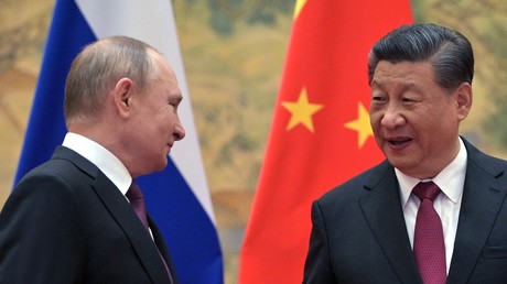 Le président chinois Xi Jinping a assuré à Vladimir Poutine le soutien de Pékin, lors d'un échange téléphonique le 15 juin 2022 (image d'illustration).