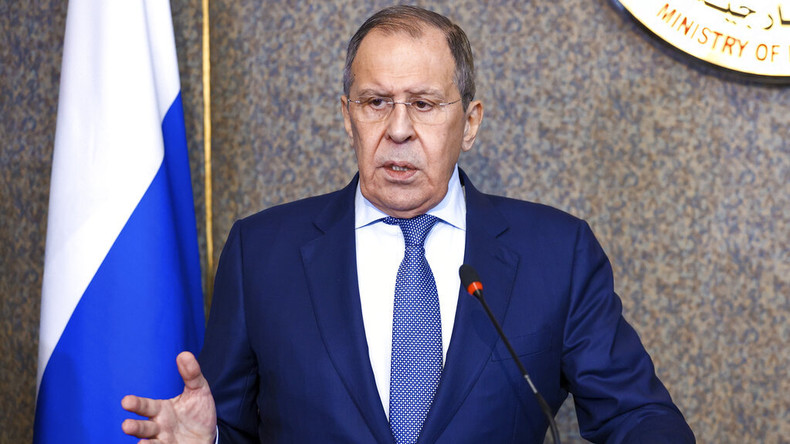 Sergueï Lavrov, le 24 juillet 2022, au Caire, en Egypte (image d'illustration).