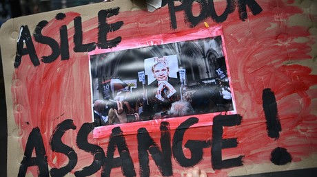 Paris : à l'occasion du 51e anniversaire de Julian Assange, des manifestants exigent sa libération