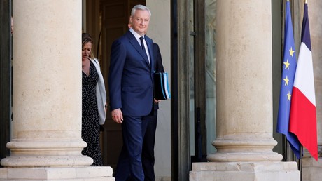 Le ministre français de l'Economie à la sortie d'une réunion à l'Elysée le 4 juillet 2022 (illustration).