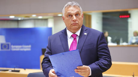 Viktor Orban, le 30 mai 2022, à Bruxelles (image d'illustration).