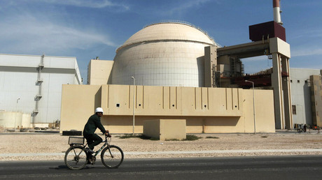 Cliché pris devant la centrale nucléaire de Bouchehr, le 26 octobre 2010 (image d'illustration).
