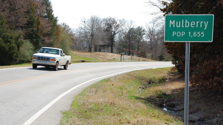 Cliché pris dans la ville de Mulberry où a été filmée l'interpellation (image d'illustration).
