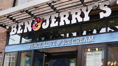 Une enseigne Ben & Jerry's