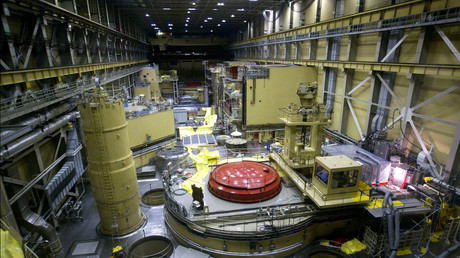 Vue du réacteur n°2 de la centrale nucléaire hongroise de Paks, à 120 kilomètres au sud de Budapest, le 29 mai 2003 (image d'illustration).