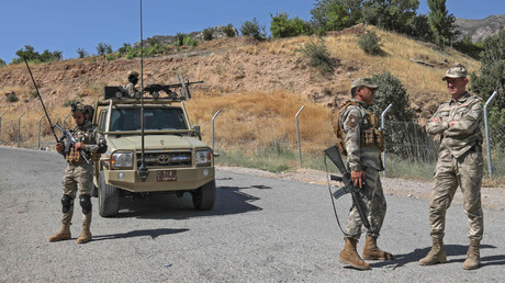 Des forces de sécurité irakiennes dans la région autonome du Kurdistan.