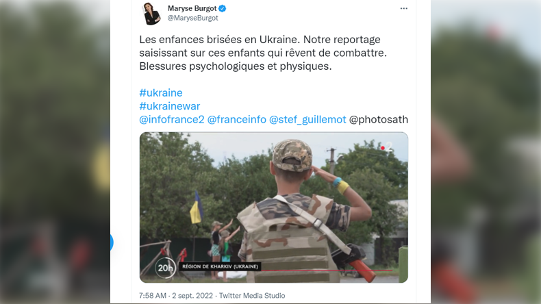 France 2 a-t-elle montré des enfants réalisant un salut nazi en Ukraine ?