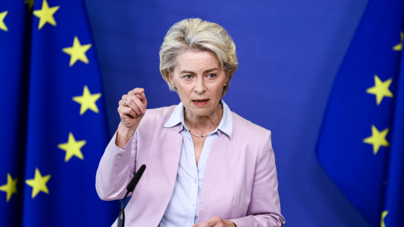 La présidente de la Commission européenne Ursula von der Leyen.