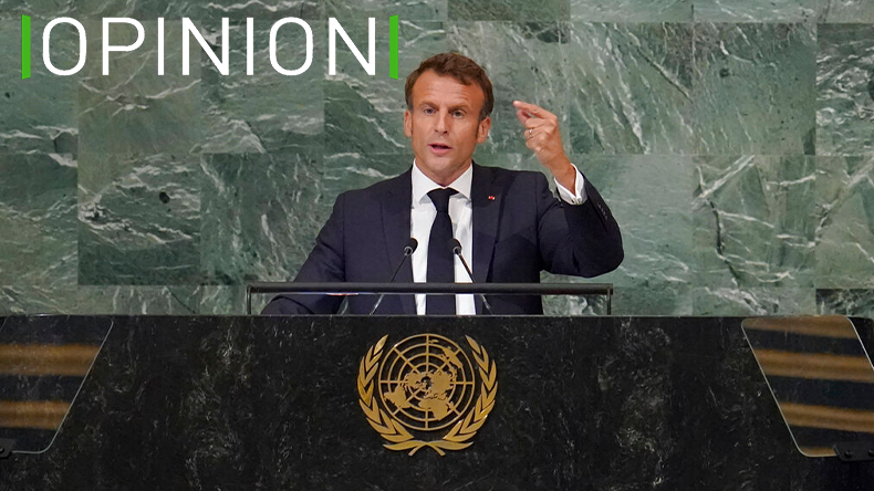 Emmanuel Macron le 20 septembre 2022 à New York (image d'illustration).
