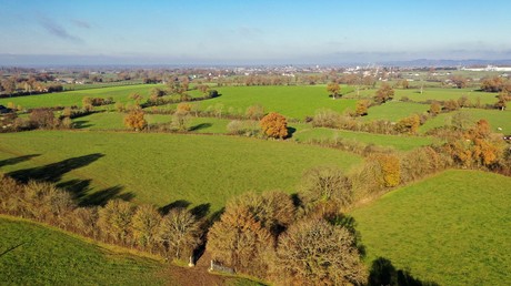 Paysage près d'Evron, dans l'ouest de la France (image d'illustration).