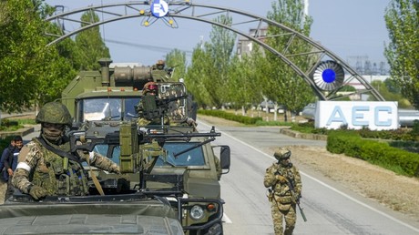 Convoi militaire russe en Ukraine (illustration).