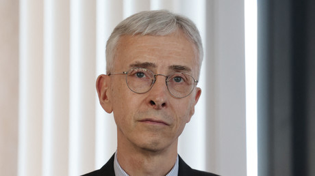 Didier Lallement, lors d'une conférence de presse, le le 30 mai 2022 à Paris.