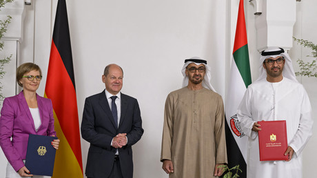 En pleine crise énergétique, l'Allemagne signe un contrat gazier avec les Emirats
