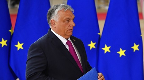 Le Premier ministre hongrois Viktor Orban à Bruxelles, le 30 mai 2022 (illustration).