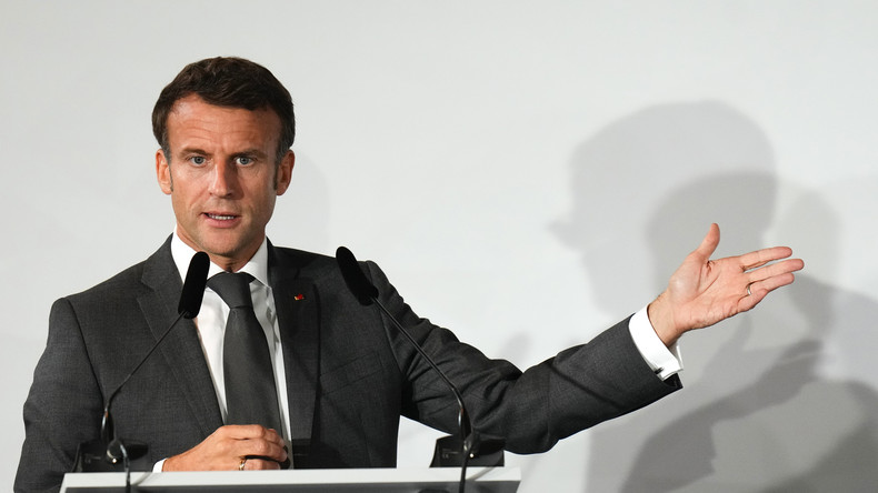 Macron annonce un fonds européen de 100 millions d'euros pour l'achat par Kiev de matériel militaire