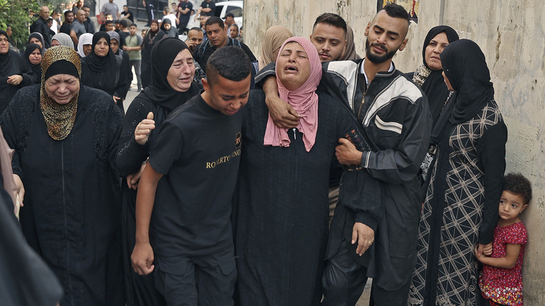 La mère du Palestinien Mateen Debaya, tué lors d'un raid israélien à Jénine, en Cisjordanie occupée, le 14 octobre 2022 (image d'illustration).