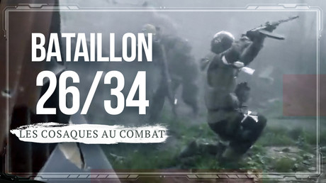 Bataillon 26/34. Les cosaques au combat